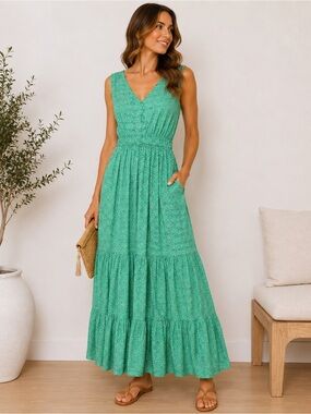 sincerely jules green maxi dress Sincerly | Dresses | Jules Women S Brown Floral Pull On Sleeveless Scarf Outdoor rSept
